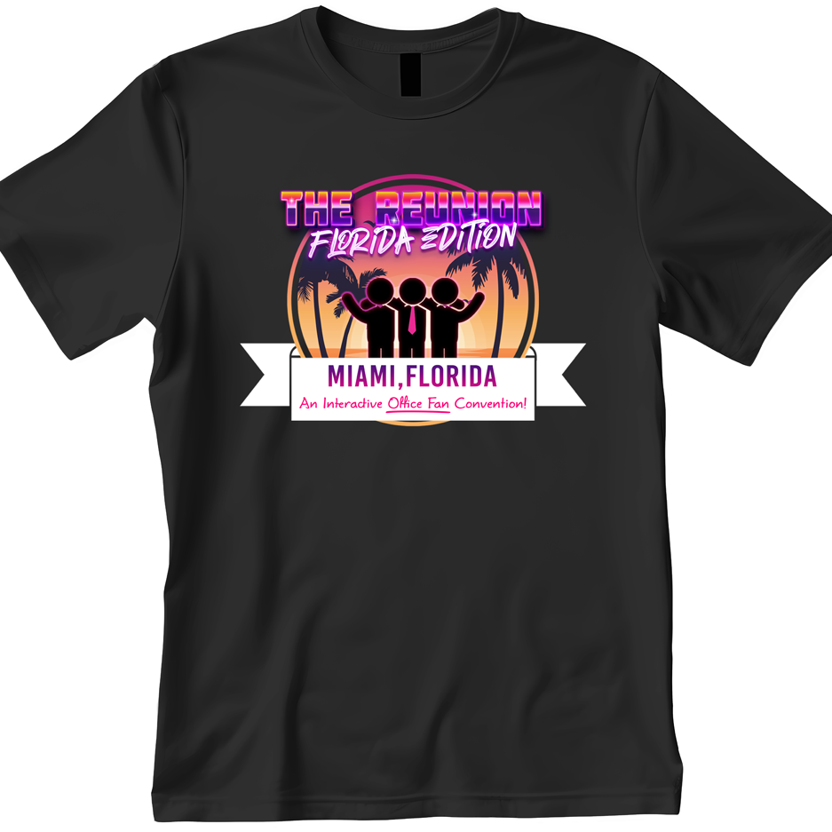 The Reunion Miami Black T-Shirt