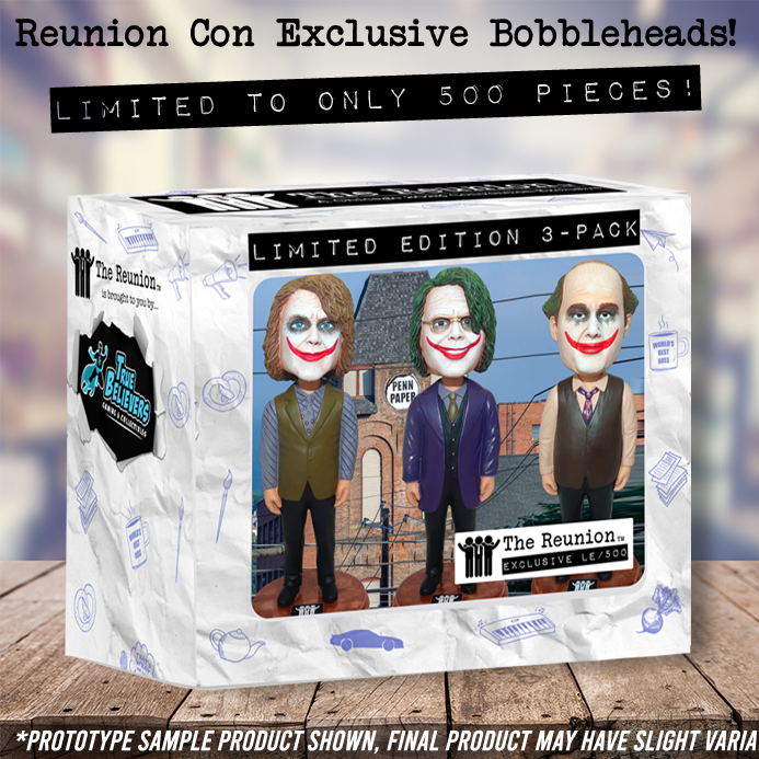 Reunion Con Exclusive 3 Pack Bobbleheads - LE/500