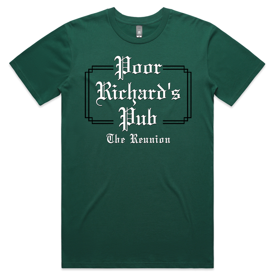 Poor Richard's Pub Green T-Shirt