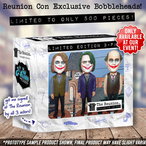Reunion Con Exclusive 3 Pack Bobbleheads - LE/500